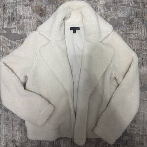 Banana Republic Women's Cream Sherpa Jacket